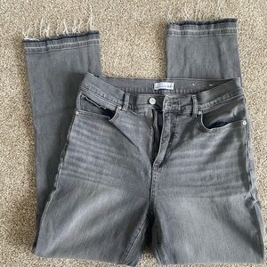 LOFT Charcoal Ankle Jeans